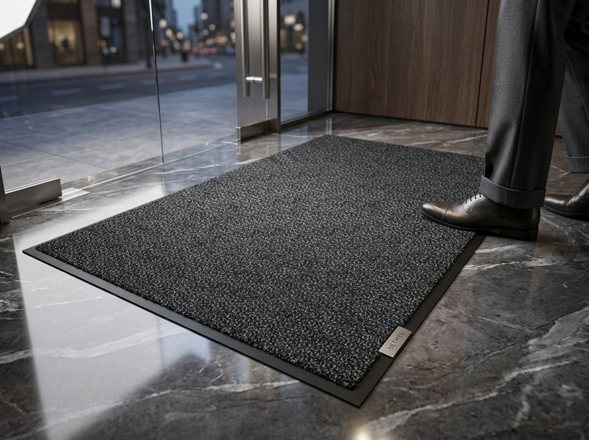 Choogatime floor mat in a real home entryway
